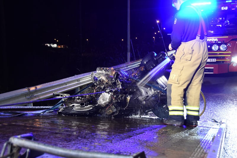 Motorcykelbrand Söderhamn Xnytt