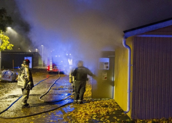 Sandviken: Bränder i flera sophus