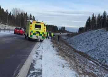 Singelolycka E4 Njutanger Xnytt