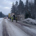 Ljusne: Lastbilssläp tippade på väg 633