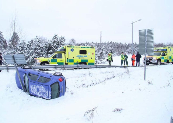 Singelolycka e4 Gavle Xnytt