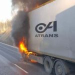 Lastbilsbrand E4 Skarvberget Xnytt