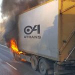 Lastbilsbrand E4 Skarvberget Xnytt