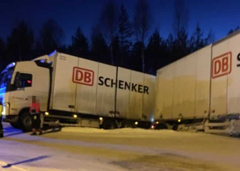 Trafikolycka Lastbilsolycka E4 Hudiksvall Xnytt