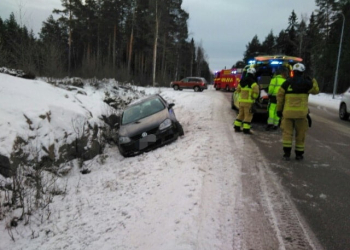 Söderhamn: Trafikolycka på Flygvägen