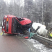 Gävle: Tankbil välte vid Gävle Västra