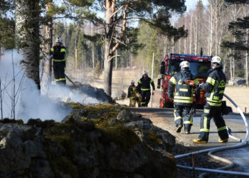 Kilafors: Markbrand i Hårga