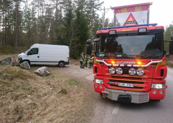 Gävle: Singelolycka på Mårtsbovägen