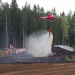 Årsunda: Brand på torvtäckt