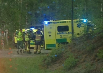 Hudiksvall: Bil och mc krockade