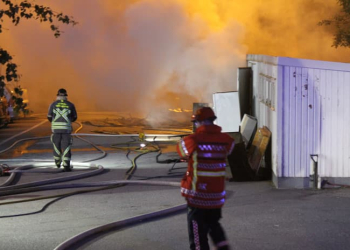 Brand garage Andersberg Xnytt
