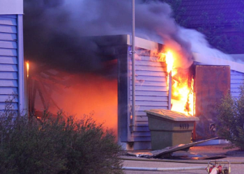 Brand garage Andersberg Xnytt