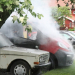 Gävle: Bilbrand på Brynäsgatan