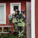 Gävle: Glödbrand vid radhus
