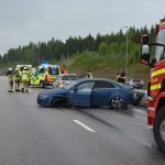 Trafikolycka E4 Iggesund Xnytt