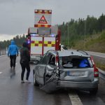 Trafikolycka E4 Iggesund Xnytt