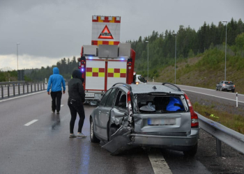 Trafikolycka E4 Iggesund Xnytt