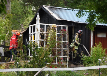 Brand kolonistuga Gavle Xnytt