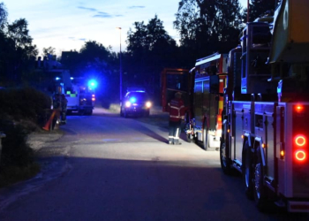 Ockelbo: Misstänkt brand i villa