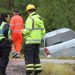 Gävle: Bilist körde i diket