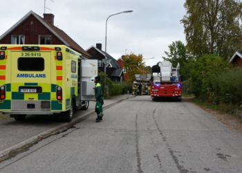 Iggesund: Brand i tvättmaskin