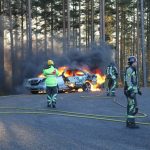 Gavle Bilbrand vid Varmeverket
