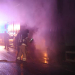 Söderhamn: Brand i lastbilssläp