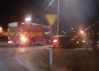 Söderhamn: Mopedolycka på Tvärleden