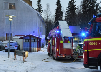 Ljusne: Larm om lägenhetsbrand