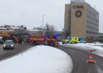 Bollnäs: Trafikolycka vid stadshuset