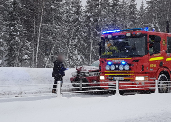 Ljusne: Flera fordon i olycka på E4