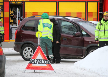 Gävle: Trafikolycka vid polishuset