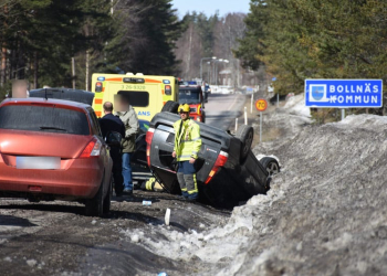 Glössbo: Singelolycka på väg 50