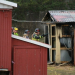 Gävle: Brand i mindre byggnad