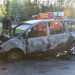 Norrala: Bilbrand på Vågbro Center