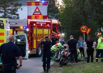 Sandviken: Mc-olycka vid Västanbyn