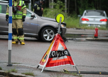 Gävle: Trafikolycka på Upplandsleden
