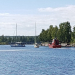 Ljusne: Segelbåt på grund