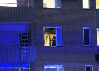 Skutskär: Brand i lägenhet