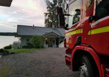Mo: Blixten slog ner i villa