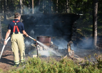 Söderhamn: Brand i vindskydd