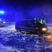 Norrala: Personbil i mitträcket