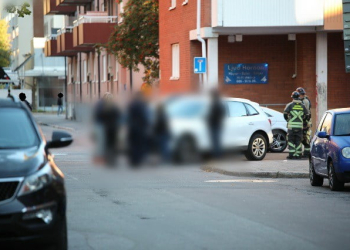 Gävle: Cyklist och personbil i kollision
