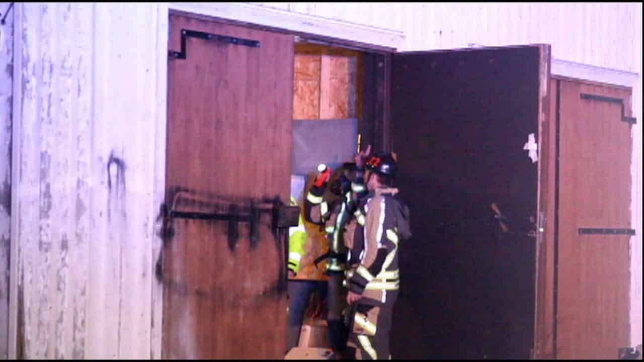 Sandviken: Brand vid mc-klubb