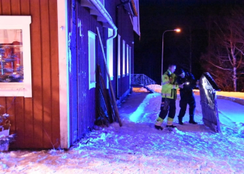 Enånger: Brand i bygdegård – Misstänks vara anlagd