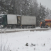 Ljusne: Lastbil gled ner i diket