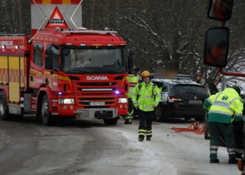 Gävle: Trafikolycka på Ingenjörsgatan