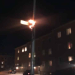 Söderhamn: Brand i lyktstolpe
