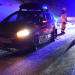 Norrala: Personbil sladdade in i mitträcket