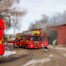 Åshammar: Brand i verkstadsbyggnad